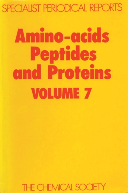 Amino Acids, Peptides and Proteins : Volume 7, PDF eBook