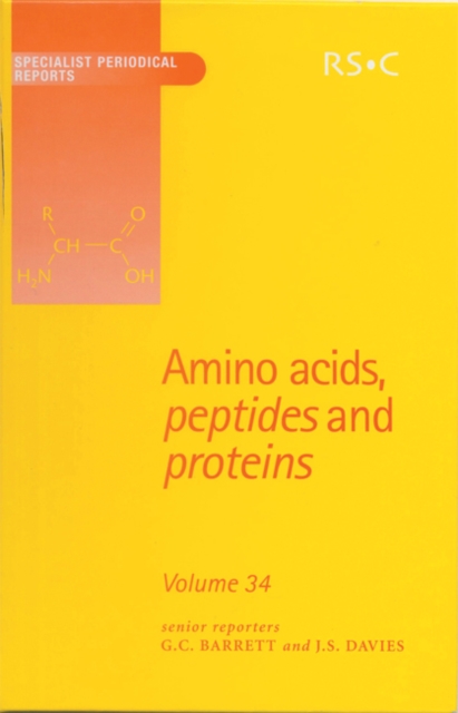 Amino Acids, Peptides and Proteins : Volume 34, PDF eBook