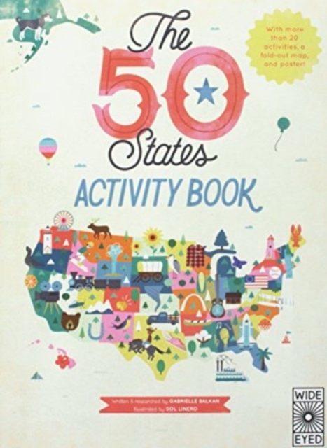 The 50 States: Activity Book - Custom : Maps of the 50 States of the USA, Paperback / softback Book