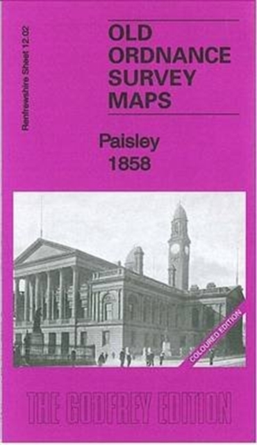 Paisley 1858 : Renfrewshire Sheet 12.02a, Sheet map, folded Book