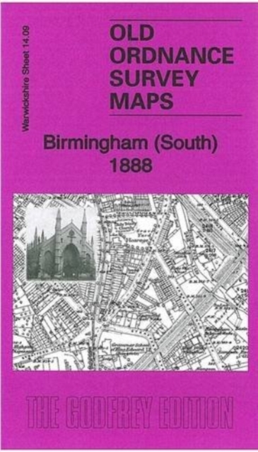 Birmingham (South) 1888 : Warwickshire Sheet 14.09a, Sheet map, folded Book