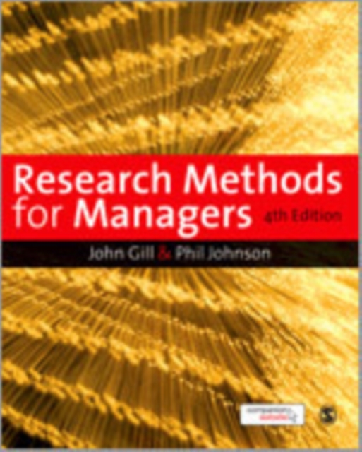 Research Methods for Managers, Hardback Book