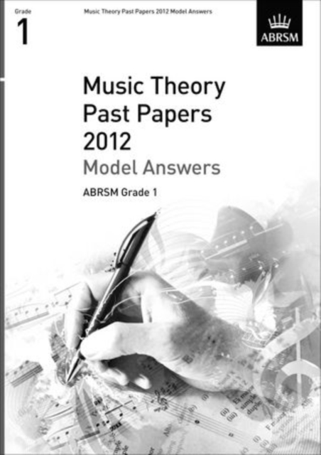 Music Theory Past Papers 2012 Model Answers, ABRSM Grade 1, Sheet music Book
