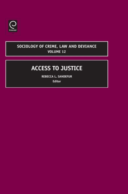 Access to Justice, Hardback Book