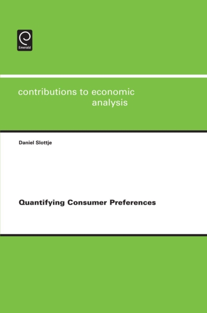 Quantifying Consumer Preferences, PDF eBook