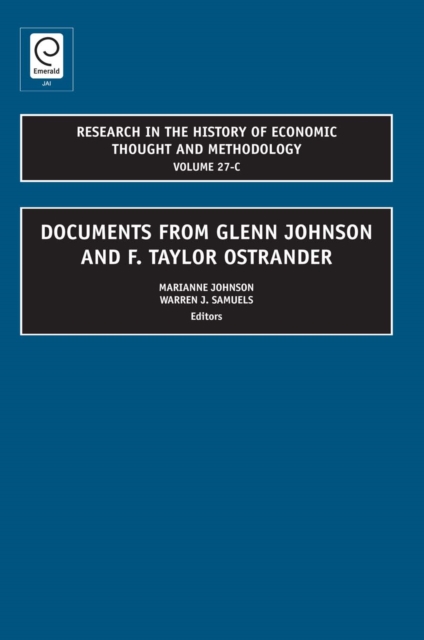 Documents from Glenn Johnson and F. Taylor Ostrander, PDF eBook