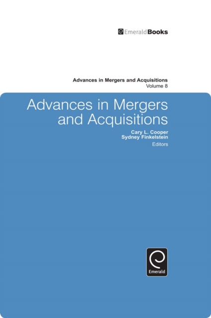 Advances in Mergers and Acquisitions, PDF eBook