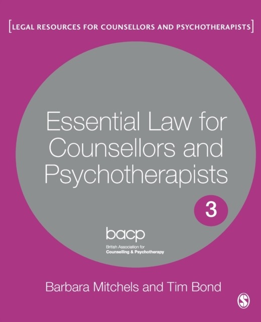 Essential Law for Counsellors and Psychotherapists, Paperback / softback Book