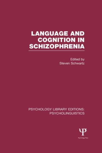 Psychology Library Editions: Psycholinguistics, Mixed media product Book