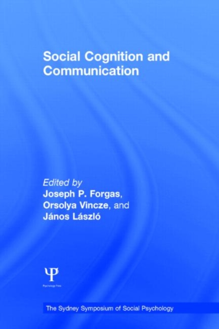 Social Cognition and Communication, Hardback Book