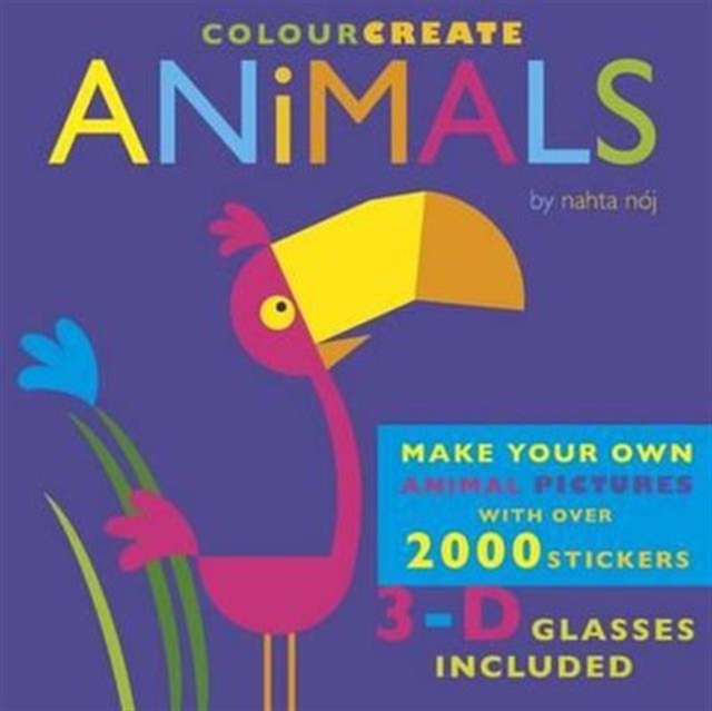 Colour Create: Animals, Hardback Book