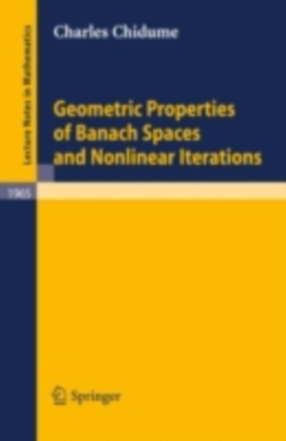 Geometric Properties of Banach Spaces and Nonlinear Iterations, PDF eBook