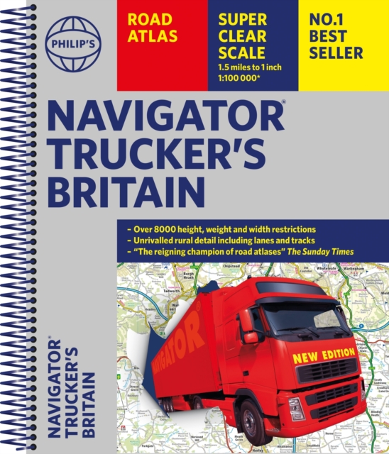 Philip's Navigator Trucker's Britain: Spiral, Spiral bound Book