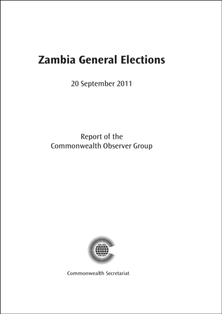 Zambia General Elections, 20 September 2011, Paperback / softback Book