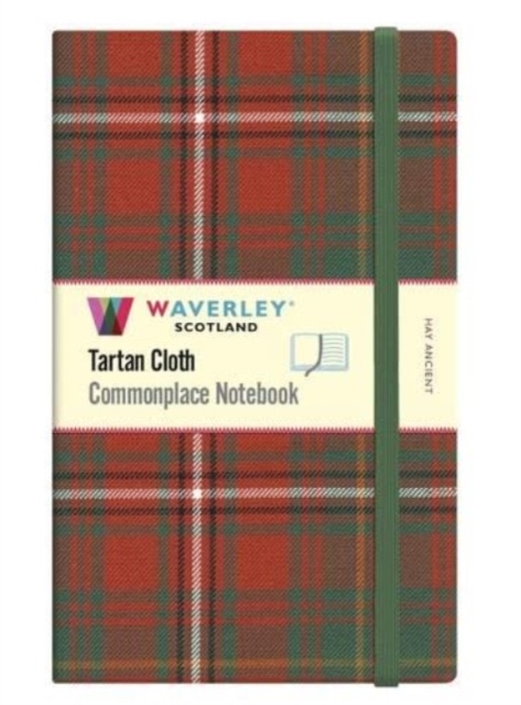 Waverley Tartan Commonplace Hay Ancient Large (21 X 13CM) Notebook, Hardback Book