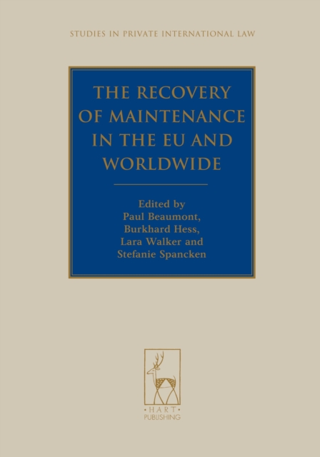 The Recovery of Maintenance in the EU and Worldwide, Hardback Book