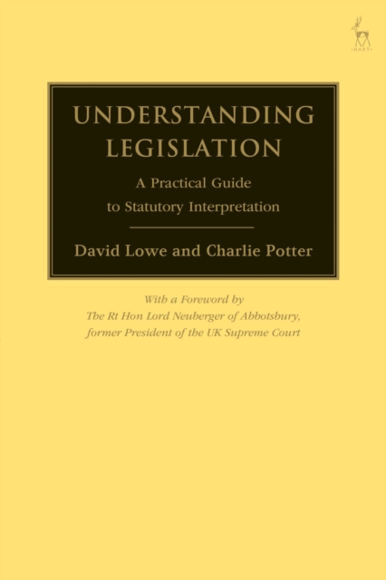 Understanding Legislation : A Practical Guide to Statutory Interpretation, Hardback Book