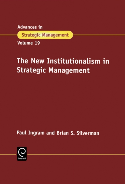 The New Institutionalism in Strategic Management, PDF eBook