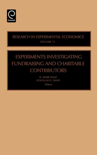 Experiments Investigating Fundraising and Charitable Contributors, PDF eBook