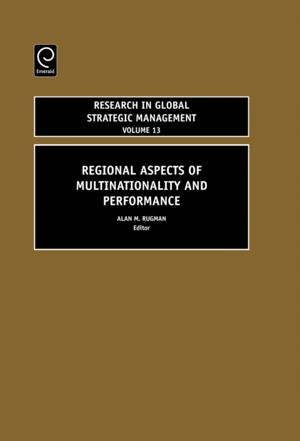 Regional Aspects of Multinationality and Performance, PDF eBook