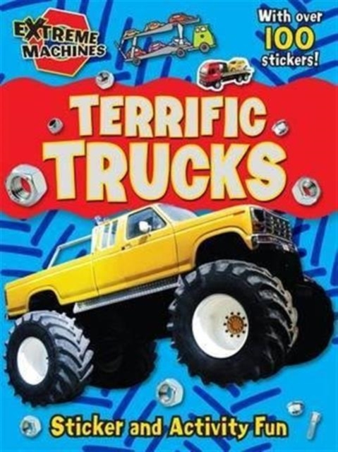 Terrific Trucks : Press-out Sticker and Activity Book, Paperback / softback Book