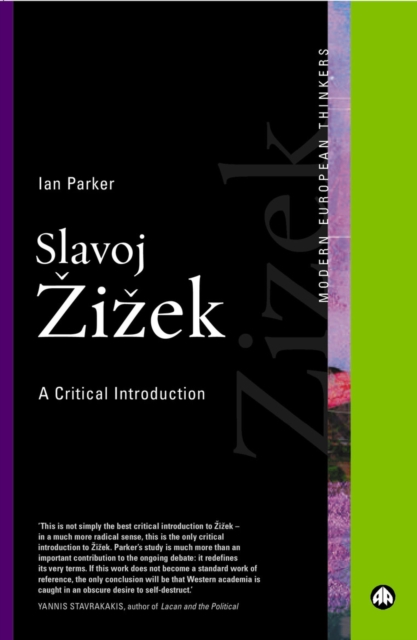 Slavoj Zizek : A Critical Introduction, PDF eBook