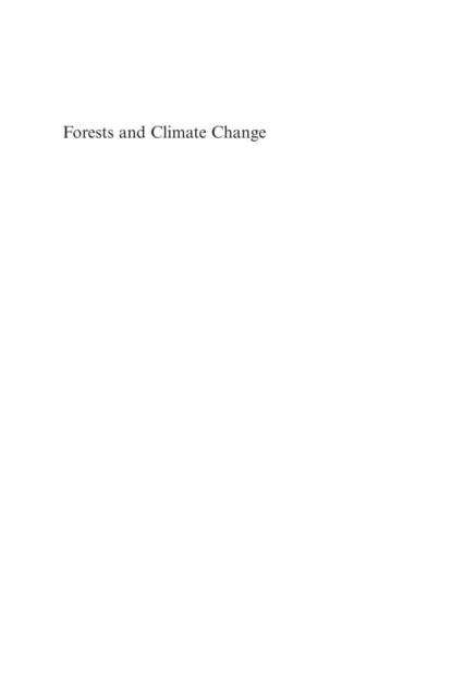 Forests and Climate Change : The Social Dimensions of REDD in Latin America, PDF eBook