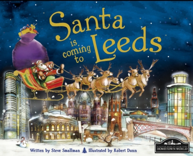 Santa is Coming to Leeds, Hardback Book