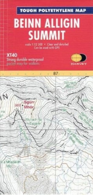 Beinn Alligin Summit, Sheet map, folded Book