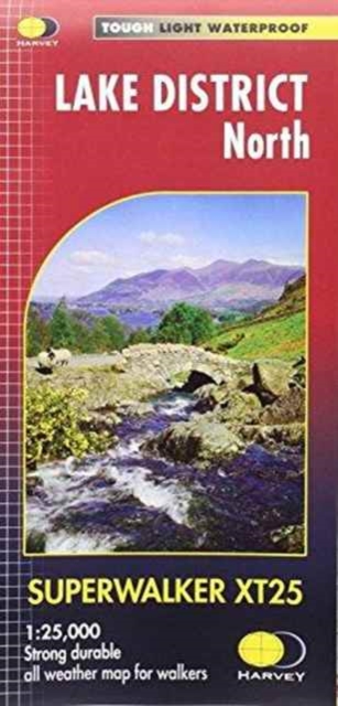 Lake District North XT25, Sheet map, folded Book