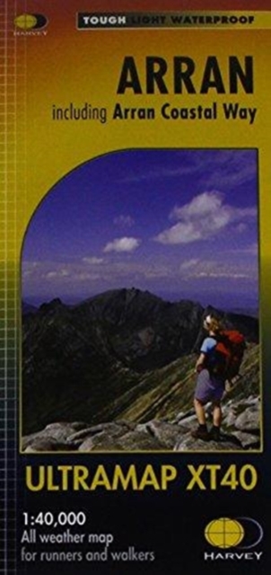Arran Ultramap XT40 : including Arran Coastal Way, Sheet map, folded Book