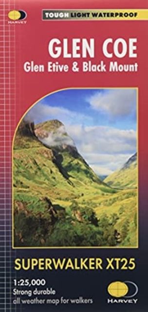 Glen Coe : Glen Etive & Black Mount, Sheet map, folded Book