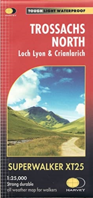 Trossachs North XT25 : Loch Lyon & Crianlarich, Sheet map, folded Book