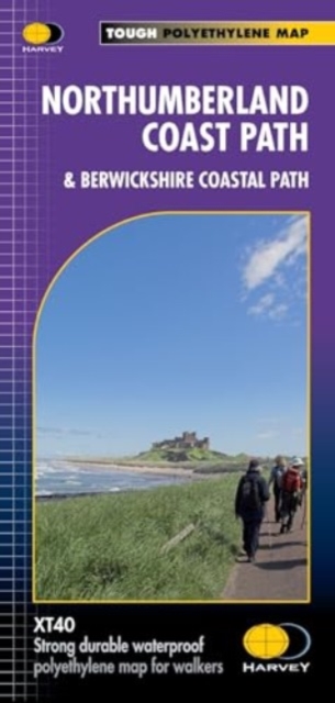 Northumberland Coast Path : & Berwickshire Coastal Path, Sheet map, folded Book