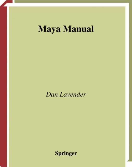 Maya Manual, PDF eBook