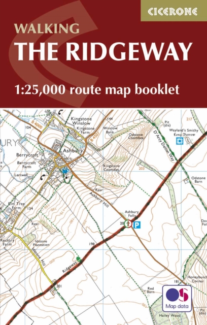 The Ridgeway Map Booklet : 1:25,000 OS Route Mapping, Paperback / softback Book