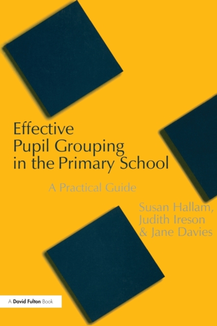 Effective Pupil Grouping in the Primary School : A Practical Guide, Paperback / softback Book