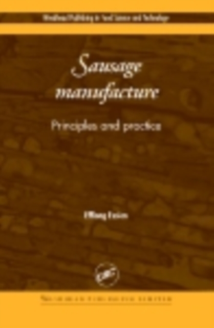 Sausage Manufacture : Principles and Practice, PDF eBook
