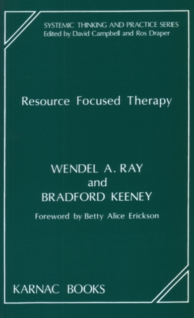 Resource Focused Therapy, Paperback / softback Book