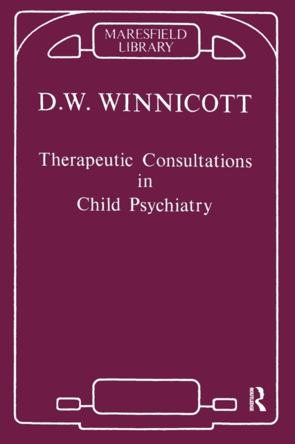 Therapeutic Consultations in Child Psychiatry, Paperback / softback Book
