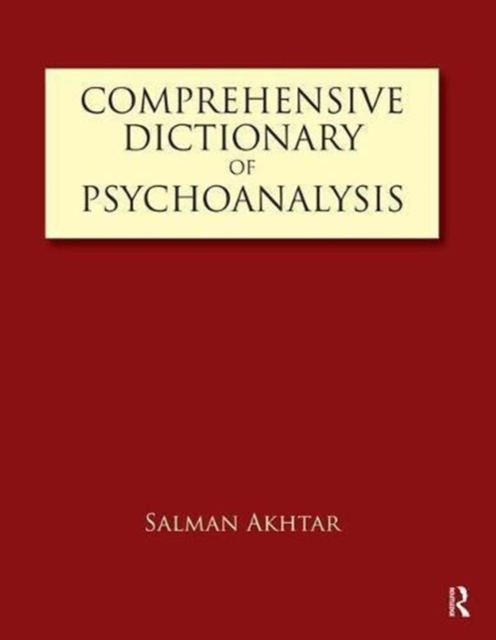 Comprehensive Dictionary of Psychoanalysis, Paperback / softback Book