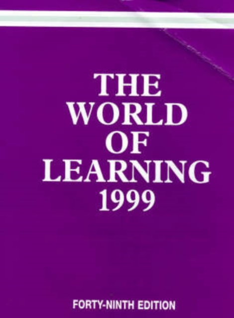 World Of Learning 1999, Hardback Book