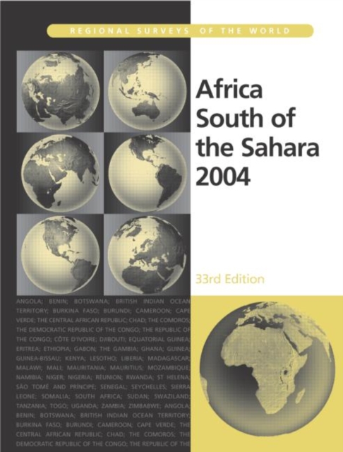 Africa South of the Sahara 2004, Hardback Book