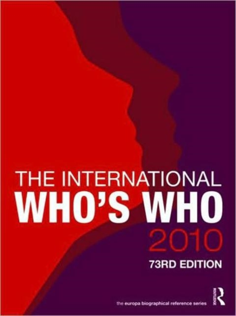 The International Who's Who 2010, Hardback Book
