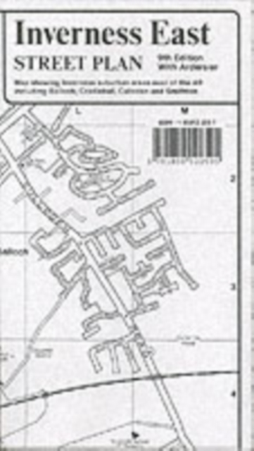 Inverness East Street Plan with Ardersier : Map Showing Inverness Suburban Areas East of the A9 Including Balloch, Cradlehall, Culloden, Sheet map, folded Book