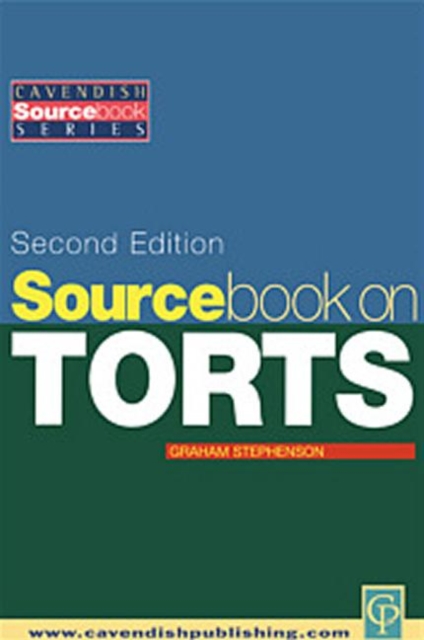 Sourcebook on Tort Law 2/e, Paperback / softback Book