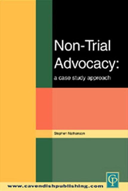 Non-Trial Advocacy, Paperback / softback Book