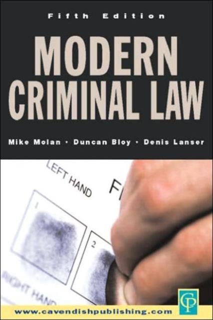 Modern Criminal Law : Fifth Edition, Paperback / softback Book