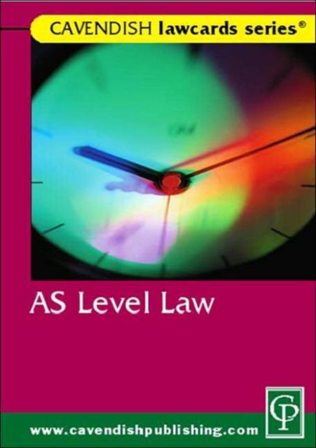Cavendish: AS Level Lawcard, Paperback / softback Book