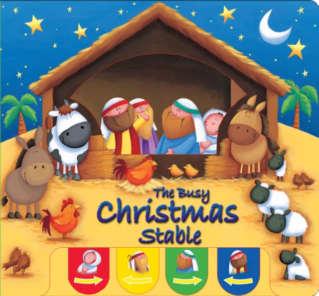 Busy Christmas Stable, Board book Book